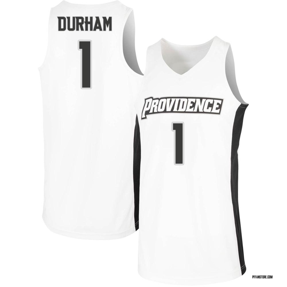 Men's Al Durham Providence Friars Replica Basketball Jersey - White