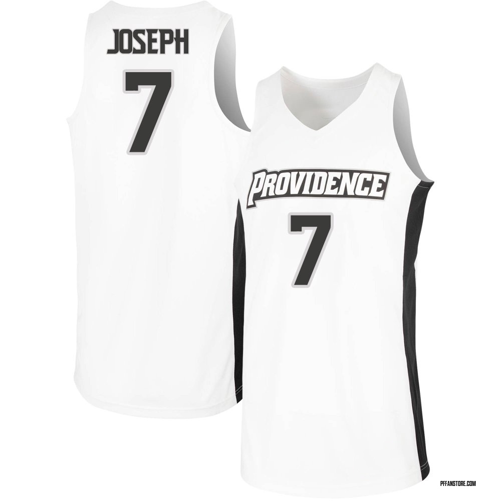 Men's Bensley Joseph Providence Friars Replica Basketball Jersey - White