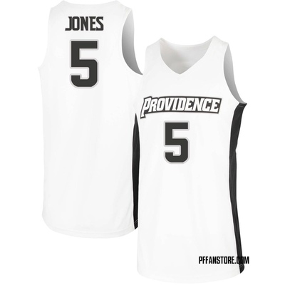Men's Jamier Jones Providence Friars Replica Basketball Jersey - White
