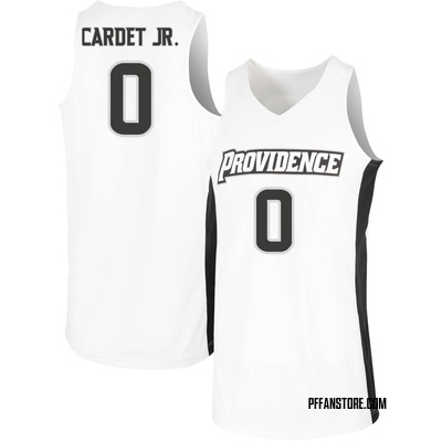 Men's Wesley Cardet Jr. Providence Friars Replica Basketball Jersey - White