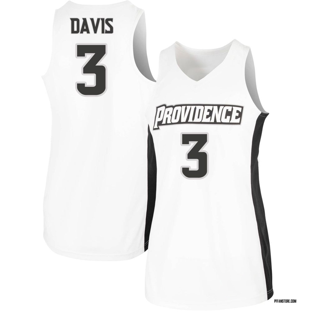 Women's Daquan Davis Providence Friars Replica Basketball Jersey - White