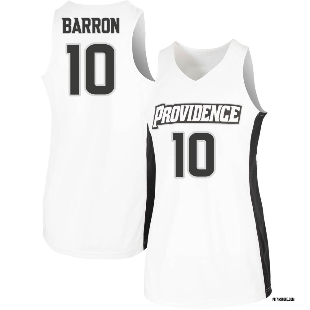 Women's Rich Barron Providence Friars Replica Basketball Jersey - White